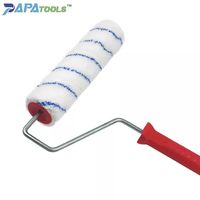 Rouleau de peinture en microfibre de polyester pour peinture murale de 9 pouces, fabriqué en Chine, avec manche et recharge, Rodillo De Pintura