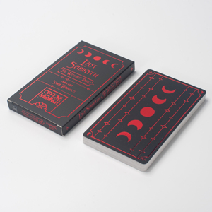 Caja Negra Personalizada con Detalles en Lámina Roja, Baraja <span class=keywords><strong>de</strong></span> Cartas del <span class=keywords><strong>Tarot</strong></span> <span class=keywords><strong>de</strong></span> <span class=keywords><strong>Brujas</strong></span>, Last Sabbath, <span class=keywords><strong>Tarot</strong></span> <span class=keywords><strong>de</strong></span> <span class=keywords><strong>las</strong></span> <span class=keywords><strong>Brujas</strong></span> para Adivinación y Lectura Espiritual - Product Image 2