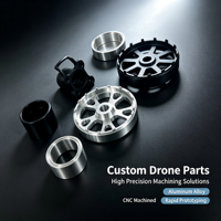 Services de tournage et de fraisage sur mesure pour pièces de drones usinées par CNC, pour la fabrication de composants en acier inoxydable et en alliage d'aluminium