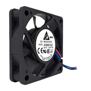 Ventilateur axial Delta AFB0612LB-F00 12 volts personnalisable 3000 tr/min 0,1 A 60*60*15 mm à roulement à billes autoportant <span class=keywords><strong>en</strong></span> plastique 24dBA 1 an - Product Image 2