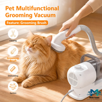 Kit de toilettage pour animaux de compagnie - Brosse, tondeuse électrique portable avec lames sûres et fiables
