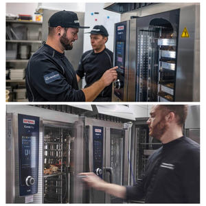 เตาอบไอน้ำอเนกประสงค์ รุ่นคอมพิวเตอร์ สแตนเลสสตีล 380V ยี่ห้อ German Lexin Rational Commercial Kitchen Equipment - Product Image 4