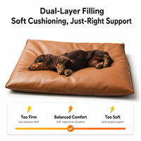 Tapis pour animaux de compagnie amovible et lavable, imperméable, réversible, bicolore, lit pour chien et chat, tissu Oxford résistant aux éclaboussures, vente en gros OEM