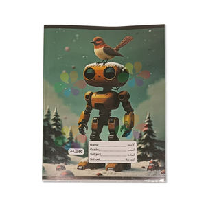 Cuaderno de Ejercicios Personalizado Libia A5, Suministros Escolares al por Mayor, 60/100 Hojas, Línea Inglesa, Funda OPP, para Estudiantes Árabes - Product Image 2