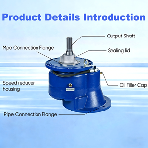 Réducteur de vitesse silencieux pour convoyeur à vis – Faible niveau sonore, travail confortable, marque fiable, conception à faible bruit - Product Image 5