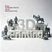 Service d'impression 3D sur demande FDM & SLA en résine, multi-matériaux PLA ABS PETG, figurines, jouets, statues, vente en gros