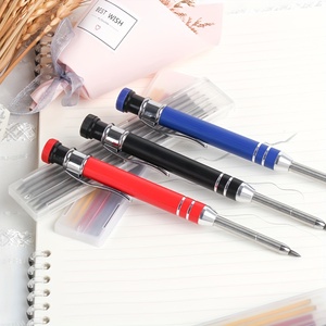 Ensemble <span class=keywords><strong>de</strong></span> crayons <span class=keywords><strong>de</strong></span> charpentier en plastique à trou profond <span class=keywords><strong>de</strong></span> 2.8mm avec des fils colorés et durables pour un marquage précis OEM et ODM pris en charge - Product Image 4