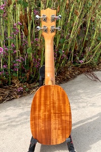 Ukulele Professionale Aiersi <span class=keywords><strong>KPK</strong></span> Pili Koko in Legno Massello di Koa 21 Pollici Soprano Ananas Fatto a Mano Vendita Calda - Product Image 3