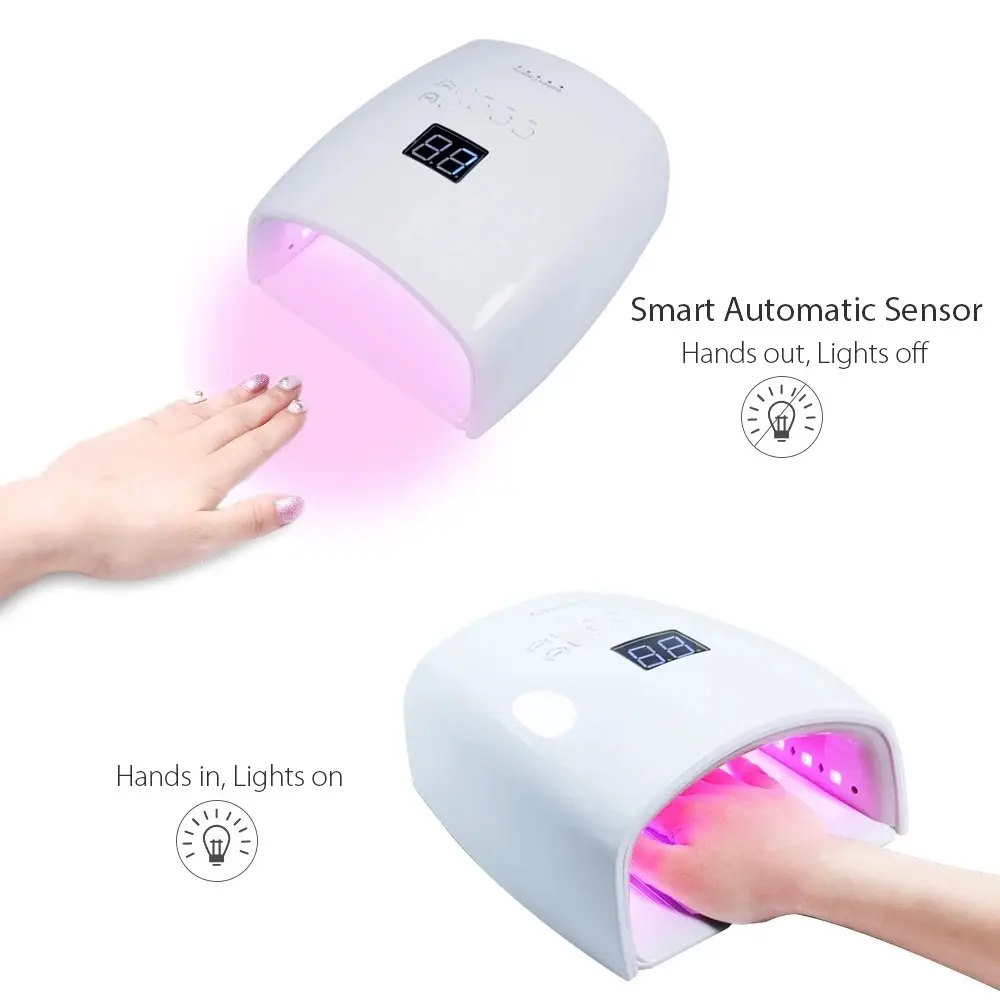 Yodoor 2024 New Arrival Professional Rechargeable S10 UV LED 48W Nail Lamp Gel Polish Dryer Machine