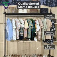 Blusas de Mujer de Segunda Mano Premium al por Mayor, Camisas de Verano con Estampado Floral, Suministro a Granel para Exportación