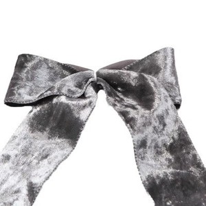 Ruban en velours floqué à strass simple face de 3,8 cm en polyester pour vêtements, coiffes et emballages cadeaux de Noël transfrontalier - Product Image 5