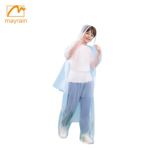 Traje de lluvia de plástico desechable para niños ropa de lluvia de alta calidad para niños para viajar pantalón de lluvia de PE - Product Image 3