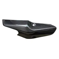 Couvre-tuyaux d'échappement arrière en fibre de carbone pour Kawasaki ZX-4R 2023-2026 ZX-4RR 2023-2026