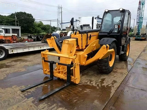 Chariot télescopique JCB 535-95 d'occasion, capacité 3,5 tonnes, hauteur de levage 9,5 m, d'origine britannique, pour la construction et l'agriculture - Product Image 3