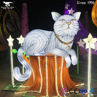 Lanterne Lion Artisanale Chinoise Personnalisée sur Mesure pour l'Exposition Fair Story en Europe