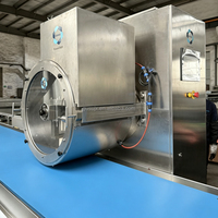 Nouvelle ligne de production automatique de chocolat au lait GUSU avec formateur de grappes de fruits et noix, facile à utiliser, garantie 1 an