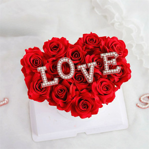 Love Cake Decoration <b>Letters</b> Pearl White <b>Plastic</b> Birthday Candles For Cake Decorating Supplies - Product Image 1