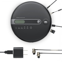 Reproductor de CD Portátil TOMASHI CD-11, Venta Directa de Fábrica, Pantalla LCD, Mini, Recargable, Inalámbrico 5.0, Compatible con CD/CD-R/CD-RW/MP3/WMA, USB