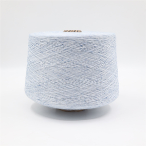 2/48NM 울 린넨 네프얀 10W10L15A65P 니트 직조용 원사 공장 직판 도매 대량 여름 스웨터 가벼운 가디건 - Product Image 2