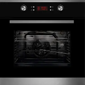 60cm 70L Pyrolytic Built-in Electric Oven Pizza Oven Bread Oven with Double grilling+fan