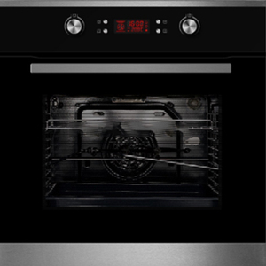 Four électrique encastrable pyrolytique 60 cm 70 L Four à pizza Four à pain avec double grill + ventilateur - Product Image 1