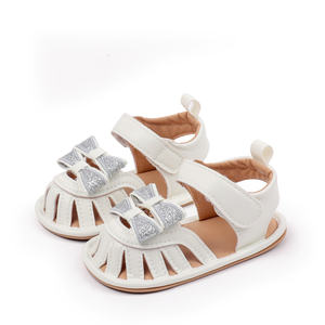 Sandales pour bébé fille en cuir PU souple de haute qualité, semelle antidérapante en TPR - Product Image 5