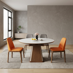<b>Large</b> Marble Dining Table 6-8 Seater Modern Luxury Dining Room Furniture for Home Villa (not include <b>desk</b>) - Product Image 2
