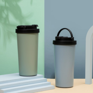 ขวดน้ำสแตนเลสกันลื่นพร้อมฝาปิดสูญญากาศกันหกของขวัญทางธุรกิจ - Product Image 4