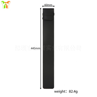 Lightweight PU Leather Drumstick Bag Travel Protective Pouch Drumstick Sleeve Percussion Instrument Accessory