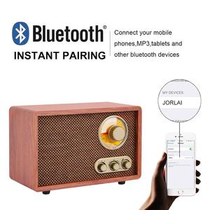 Nuevo Altavoz Inalámbrico Retro de Madera R05 BT 2026, <span class=keywords><strong>Radio</strong></span> Portátil Recargable FM AM SW de 3 Bandas - Product Image 2