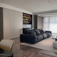 Meuble TV pour salon, meuble TV en bois, console TV avec porte coulissante, rangement pour téléviseur