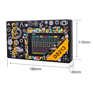 Dso203 mise à niveau Ds213 4 canaux 100 ms/s Mini Dso213 Oscilloscope numérique Portable professionnel Dso 213 - Product Image 3