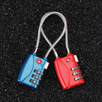 Cadenas à combinaison miniature de voyage en gros, 3 chiffres, cadenas à combinaison pour bagages, approuvé par la TSA, cadenas pour valise