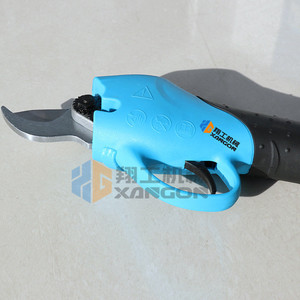 Tijeras de podar eléctricas de acero inoxidable de 20-30 mm para árboles frutales, uso en jardín, color azul, para diestros - Product Image 3