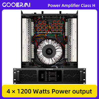 Nuevo Amplificador de Potencia Profesional 2U 4*1200W Clase H Estéreo de Alta Potencia, Sistema de Audio Profesional de 4 Canales