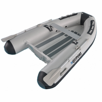 Yacht de pêche en alliage d'aluminium, 3.3 mètres, coque rigide en Hypalon/PVC
