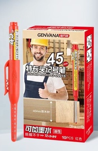 Marcador Permanente à Prova d'Água para Furos Profundos com Ponta Longa para Ferramentas de Marcenaria - Product Image 5