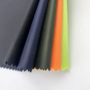 Silver Coated Polyester Taffeta 190t Waterproof Raincoat Fabric
