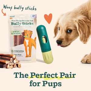WOOF BullySafe Gamelles écologiques pour chiens Support à mâcher durable et facile à nettoyer, sans bouts avalés, sans danger pour le jeu. - Product Image 6