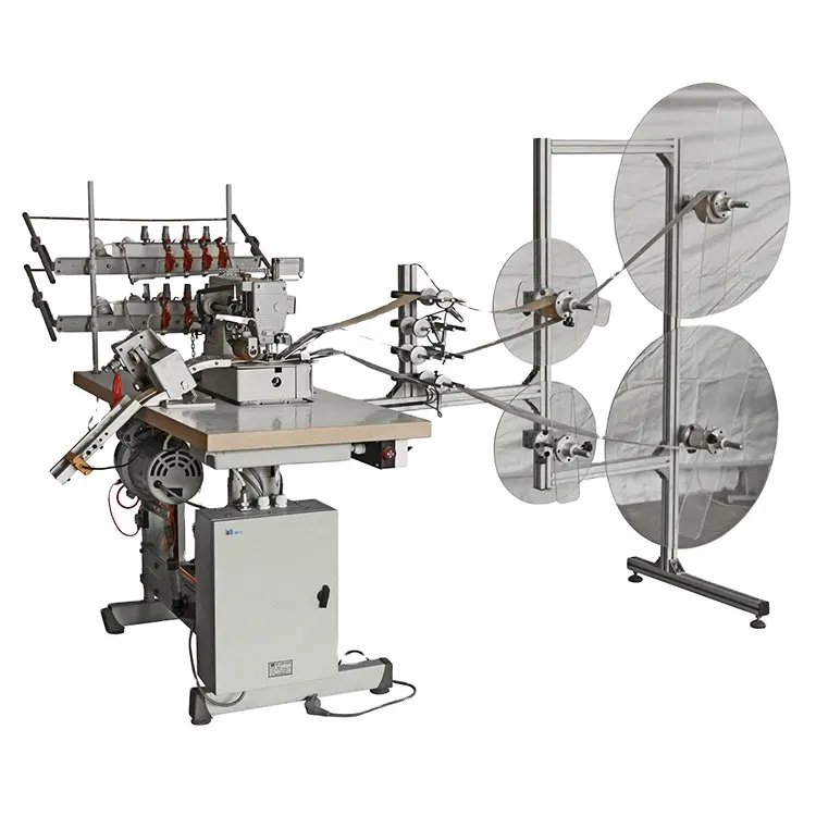 Modello BLS formatura automatica della cinghia della maniglia del materasso (multi-cucito) e macchina per la produzione di maniglie del materasso da taglio