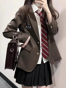 Femmes corée britannique <span class=keywords><strong>japon</strong></span> JK Blazer uniforme scolaire filles japonais Anime Cosplay Costume vêtements - Product Image 2
