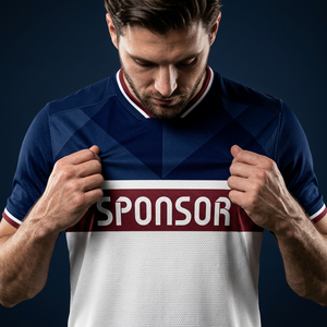เสื้อฟุตบอลอเมริกันฟุตบอลแบบสั่งทำพิเศษ พิมพ์ลายแบบซับลิเมชั่น ระบายอากาศได้ดี ไร้ตะเข็บ แห้งเร็ว ซับเหงื่อ ผลิตจากผ้าสแปนเด็กซ์/โพลีเอสเตอร์ - Product Image 1