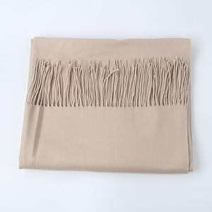 カシミヤスカーフレディースクラシックスタイルショールパシュミナスカーフ冬用ヒジャーブカスタムロゴ - Product Image 2