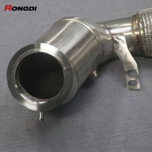 ท่อลงสเตนเลสสตีลขัดเงา สำหรับ M850I G14 G15 G16 X5M X5 G05 G30 M550I N63 - Product Image 5