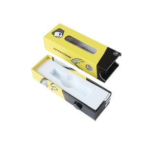 Gift <strong>Cartridge</strong> <strong>Box</strong> with Window Childproof Drawer Paper <strong>Box</strong> Custom Logo Paper Stamping Foil Gold Consumer Electronics Paperboard - Product Image 2