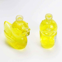 Bouteille en plastique transparente de 30ml Petit canard mignon Distributeur de voyage en plastique extrudé Distributeur de lotion cosmétique et de crème pour le visage