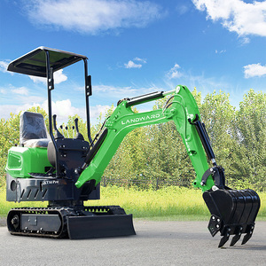 Mini-excavatrices en gros 1 tonne, pelle compacte pour travaux de terrassement, livraison gratuite, excavatrice sur chenilles 1000 kg avec accessoires, prix bas - Product Image 6
