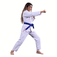 Set Lengkap GI BJJ Premium Wanita dengan Sabuk Gratis: Kimono Bjj yang Disetujui IBJJF untuk Kompetisi & Latihan (Pesanan Grosir)