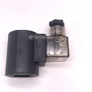 Bobine de solénoïde hydraulique Senwitt 12V 24V, port 1/2 pouce, pour pièces d'excavateur - Product Image 1