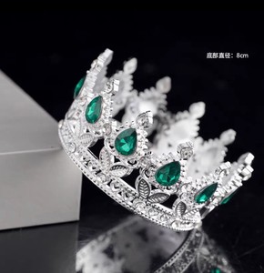 Vàng Bạc Nhựa Vương Miện Với Màu Đỏ Màu Hồng Tím Rhinestone Vương Miện Nướng Bánh Topper Cho Bánh Và Cupcake Trang Trí - Product Image 6